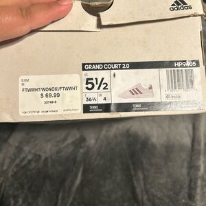 Adidas Grand Court 2.0 White Sneakers